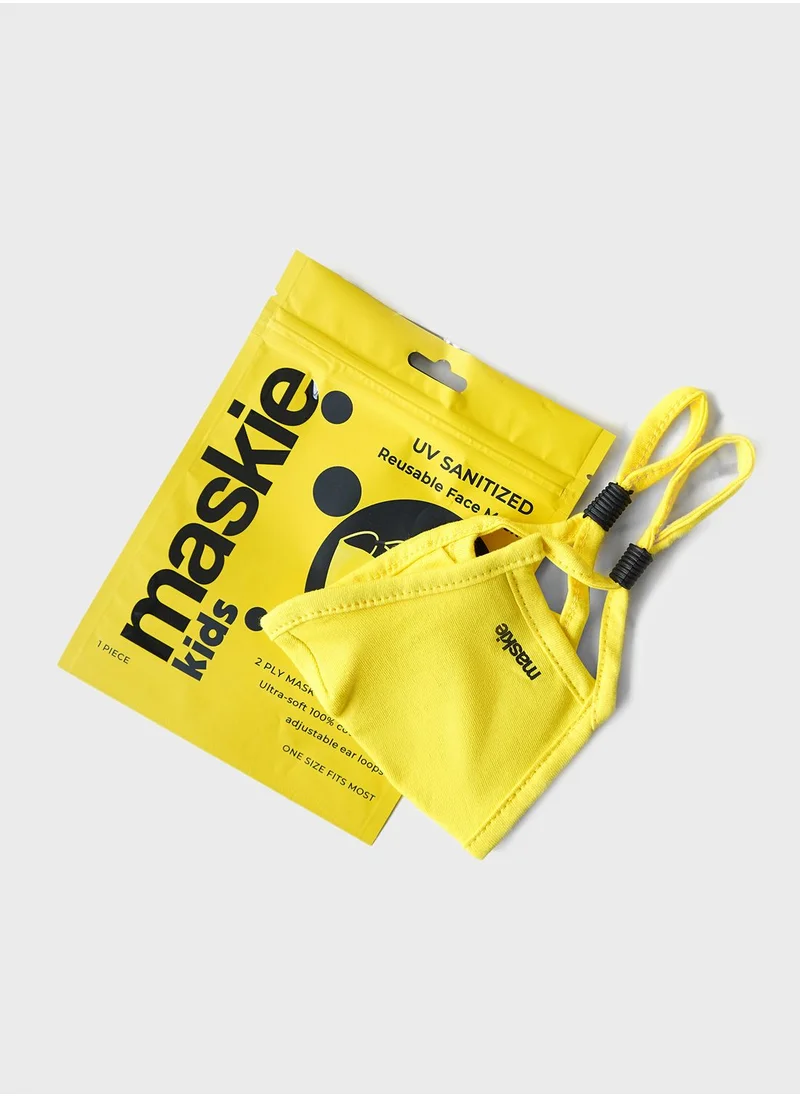 maskie Kids Logo 3 Pack Reusable Mask