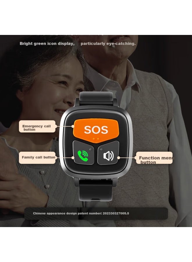 Love Care Aiqiangua M1care Guardian Edition Elderly Positioning Bracelet, Beidou Gps Positioning, Anti-loss, Anti-wandering, One-on Call Watch - Image 2
