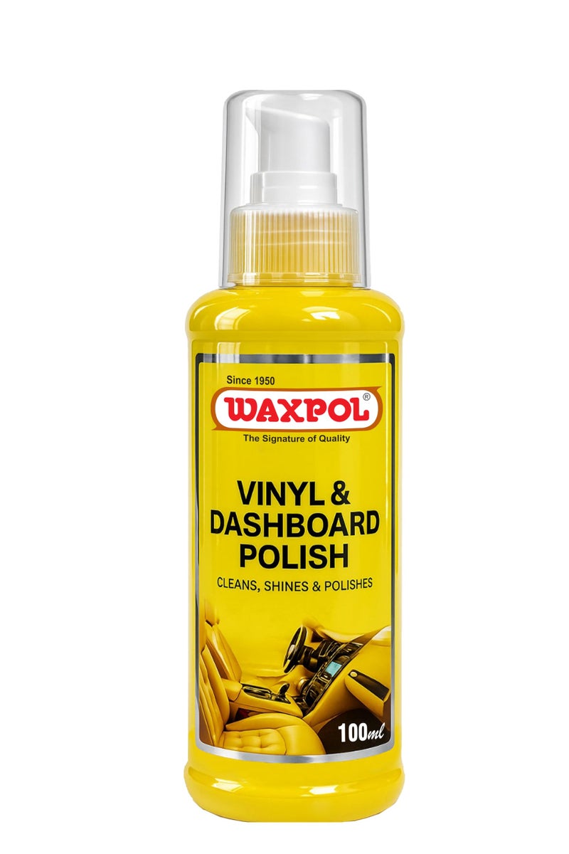 Waxpol Vinyl and Dashboard Car Polish (100 ml) - Image 5