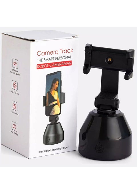 Object Tracking Holder Camera Smart Phone Holder Smart Personal Robot Cameraman 360°Rotation Tracking Phone for all iPhones and Android Phones