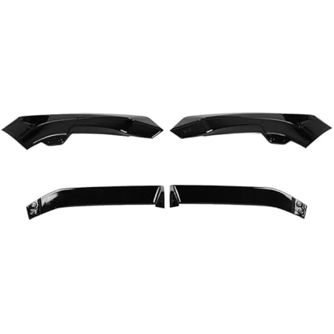 YDuupxe Front Bumper Lip Splitter Glossy Black ABS for X6 G06 LCI M Sport 2023 Sporty Look Enhanced Aerodynamics Easy Installation - Image 4