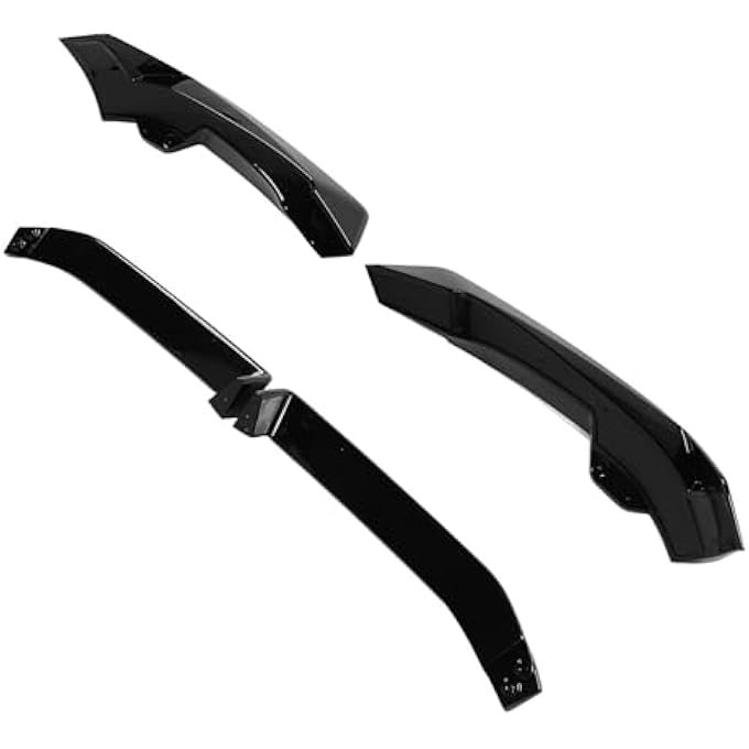YDuupxe Front Bumper Lip Splitter Glossy Black ABS for X6 G06 LCI M Sport 2023 Sporty Look Enhanced Aerodynamics Easy Installation - Image 3