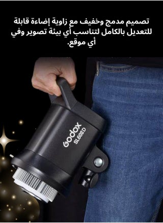 مصباح فيديو Godox SL60LLBi ثنائي اللون LED، 2800K-6500K، CRI96+ TLCI97+، مدمج 11 تأثيرات FX، APP/2.4G تحكم لاسلكي لضبط السطوع، إضاءة مستمرة للإخراج المستمر LED مع جهاز تحكم RC-A6 - pzsku/ZF17FB23340DD2FF81C7DZ/45/1749578887/16069d76-5892-4373-9015-2fed5c00cf11