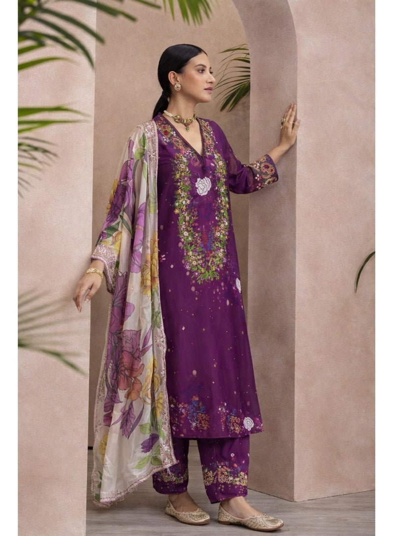 Afsana Amethyst Suit Set