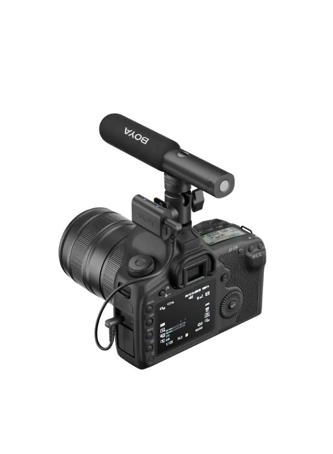 BOYA Magic: World’s 1st AI-Powered Transformable Wireless Microphone for Creators -  {USB-C + Lightning + 3.5 TRS} 1to2 + Charging Case - Image 4