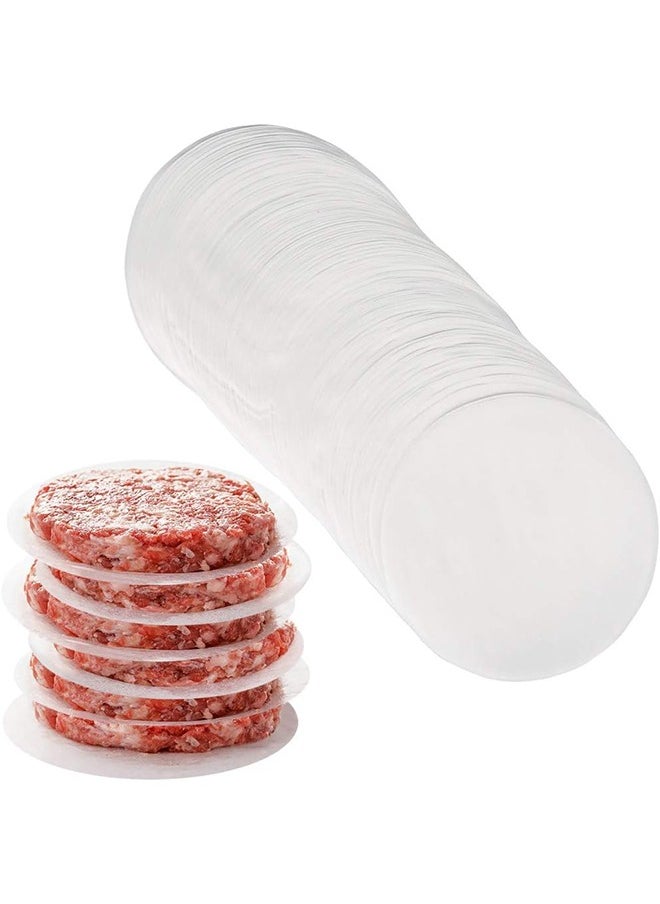 Arabest Hamburger Patty Paper Round 4.5 Inch, Set of 200, Non Stick Patty Paper Sheets for Burger Press, Patty Serperate and Cake Baking  - Image 1