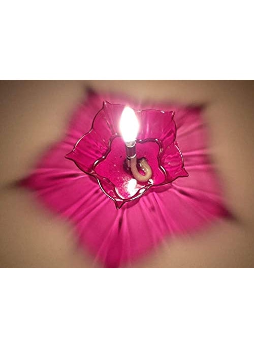 FLUZOV FLUZOV 3D Reflection Shadow Combo Special Reusable Colourful Multi Pattern Diwali Oil Diva Diwali Decoration Lamps for Pooja Fancy Diwali Diya Set of 12 Pieces  - Image 4