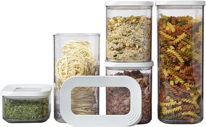 Meneflix Mepal Food Storage Container 5Piece Set Food Containers Kitchen Container Organizer Stackable Airtight Food Storage Container 1x 2000 ml 1x 1500 ml 2x 1000 ml 1x 425 ml - Image 1