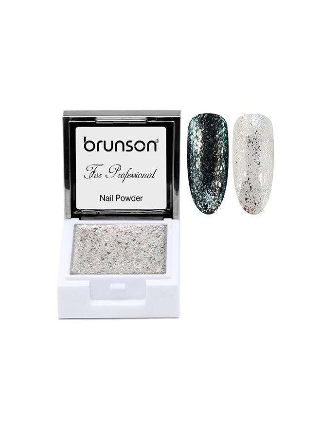 بودرة فن الأظافر جل UV بودرة أوراورا طلاء مربع مسحوق سائل صبغة صلبة WF13