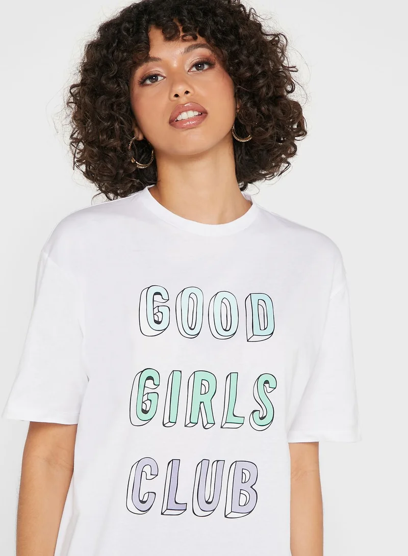 Ginger Oversized Graphic T-Shirt