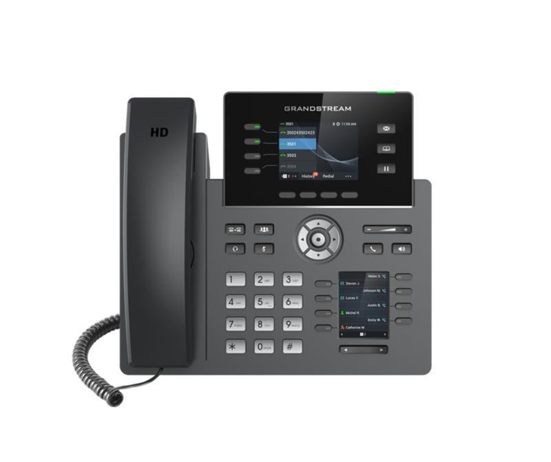 GRANDSTREAM GRP2614 4 Line IP Phone, 4 SIP Accounts, 320x240 Colour Screen, BLF Keys, HD Audio - Image 5