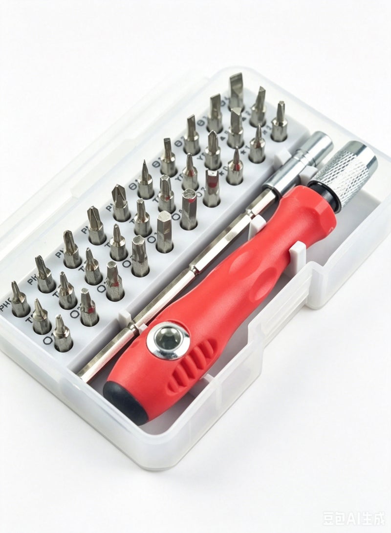 AETHER 32-in-1 Multi-Functional Screwdriver Bit Set Suitable For Disassembling Assembling And Maintaining Household Tools - Image 1
