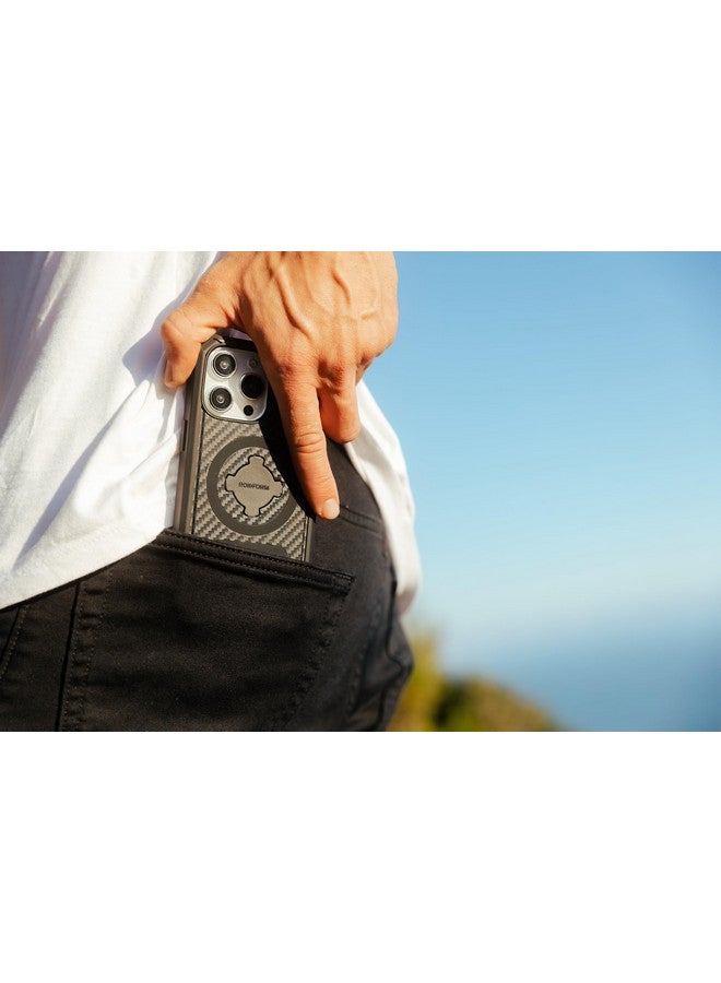 روكفورم روك فورم - جراب iPhone 15 Pro، سلسلة Rugged، مغناطيسي، غطاء iPhone 15 Pro مع قفل RokLock Twist، درع مقاوم للسقوط (أسود)  - Image 3