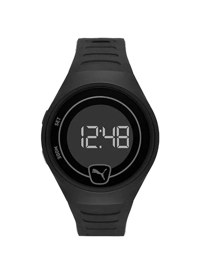 بوما Faster Silicone Strap Digital Wrist Watch for Men PU P5031-42mm-Black