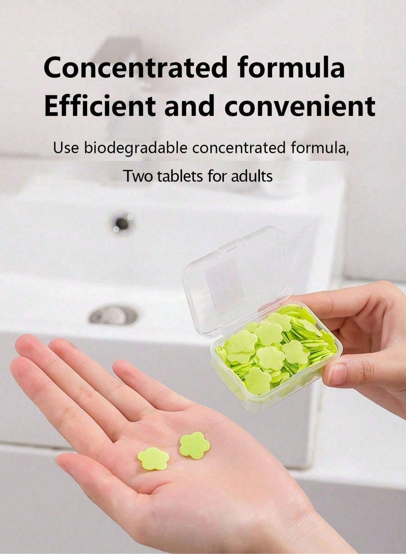 ورق صابون بتلات زهور مناسب للشنطة والسفر - Image 4