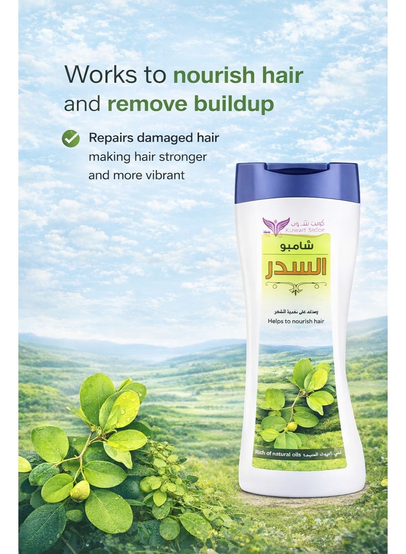Kuwait Shop Sidr Hair Shampoo 450ml – Herbal Cleansing Shampoo | Strengthening & Anti-Hair Fall | Natural Shine & Volume - Image 2