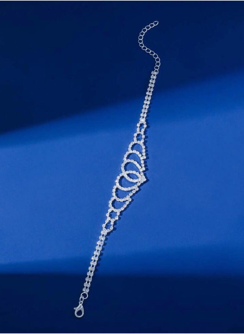 Equal - Stylish & Elegant Anklet For Women Cubic Zirconia - Image 1