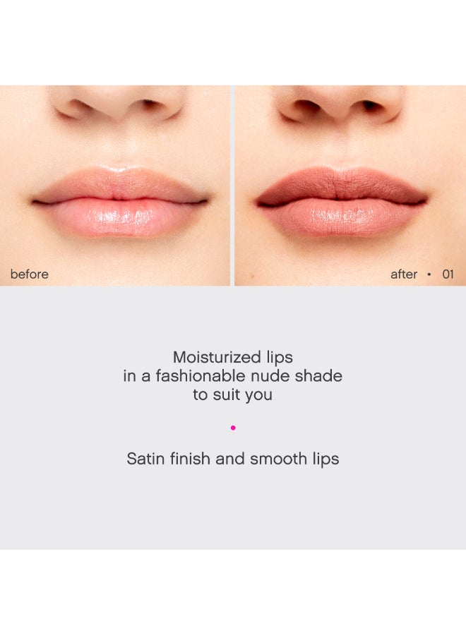 Vivienne Sabo Lipstick Rouge a levres Nude Createur shade 01 - Image 4
