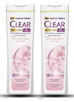 CLEAR Two Pieces of Anti Dandruff Shampoo+ Conditioner With Silk Proteins 200 ML  - Image 1