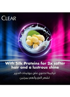CLEAR Two Pieces of Anti Dandruff Shampoo+ Conditioner With Silk Proteins 200 ML  - Image 3