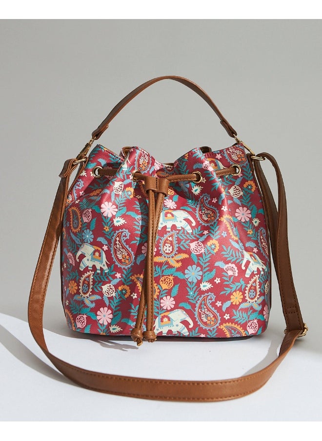 تشامباك Chumbak الهند Boho حقيبة دلو  - Image 4