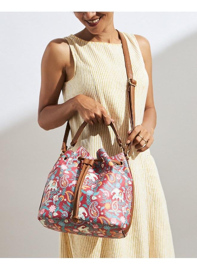 تشامباك Chumbak الهند Boho حقيبة دلو  - Image 1