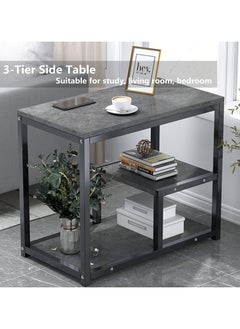 HXDream Side Table,HXDream End Table, 3-Tier Side Table,Suitable For Study, Living room, Bedroom  - Image 2
