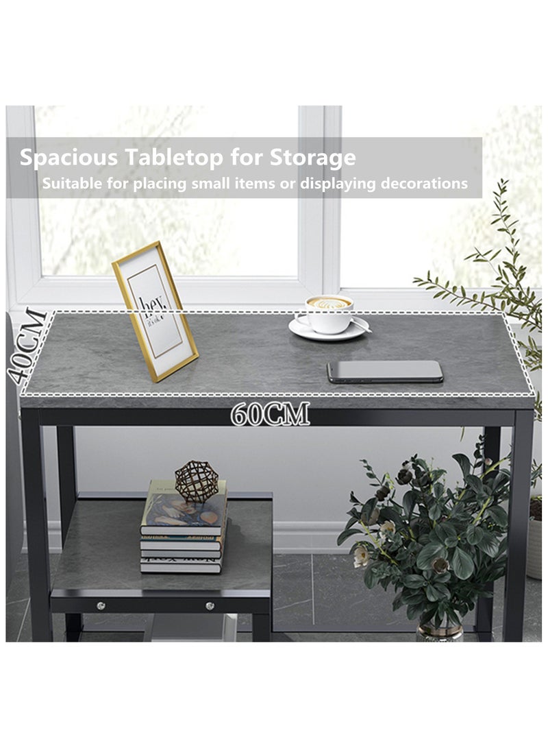 هيكسدريم طاولة جانبية، طاولة جانبية HXDream، طاولة جانبية ثلاثية الطبقات، مناسبة للدراسة وغرفة المعيشة وغرفة النوم - Image 4