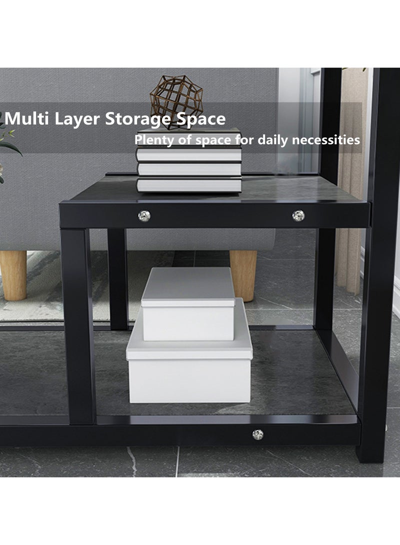 هيكسدريم طاولة جانبية، طاولة جانبية HXDream، طاولة جانبية ثلاثية الطبقات، مناسبة للدراسة وغرفة المعيشة وغرفة النوم - Image 3