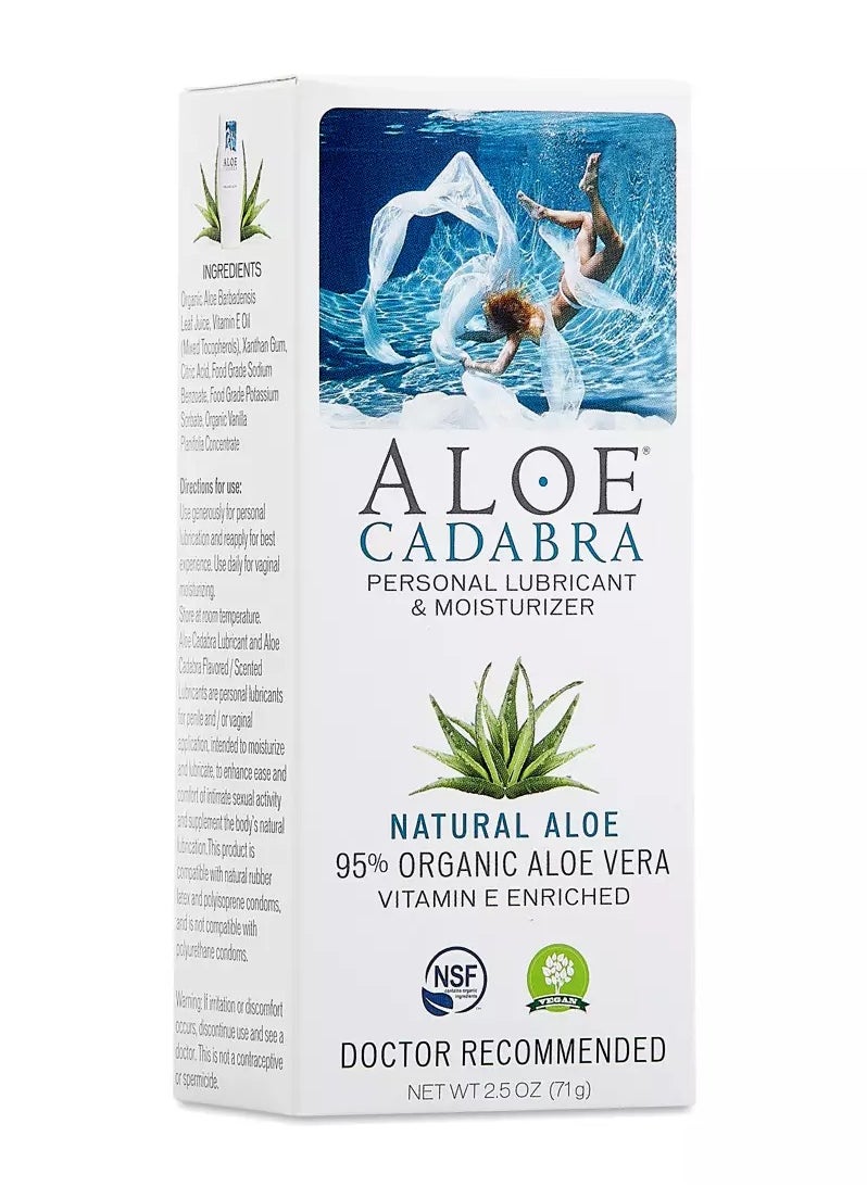 Aloe Cadabra Personal Lubricant And Moisturizer, Natural Aloe - 71g  - Image 1