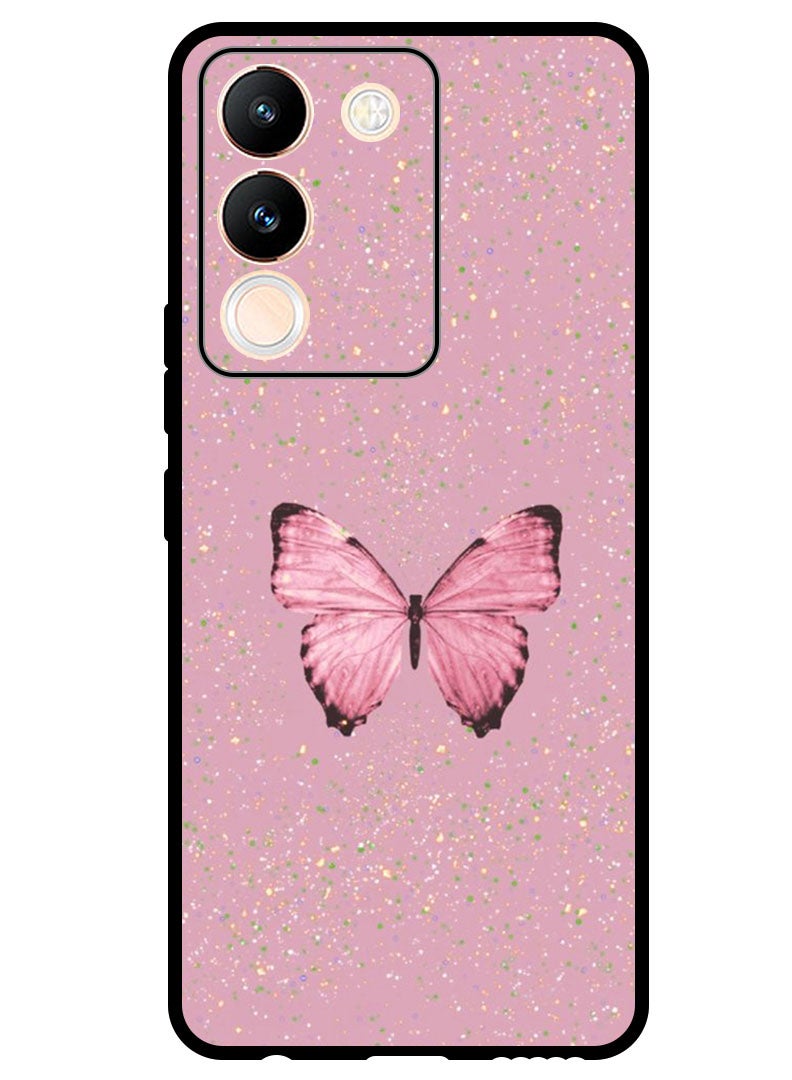Theodor Protective Case Anti Scratch Shock Proof Bumper Cover For Vivo V29e Glitter Butt 1 - Image 1