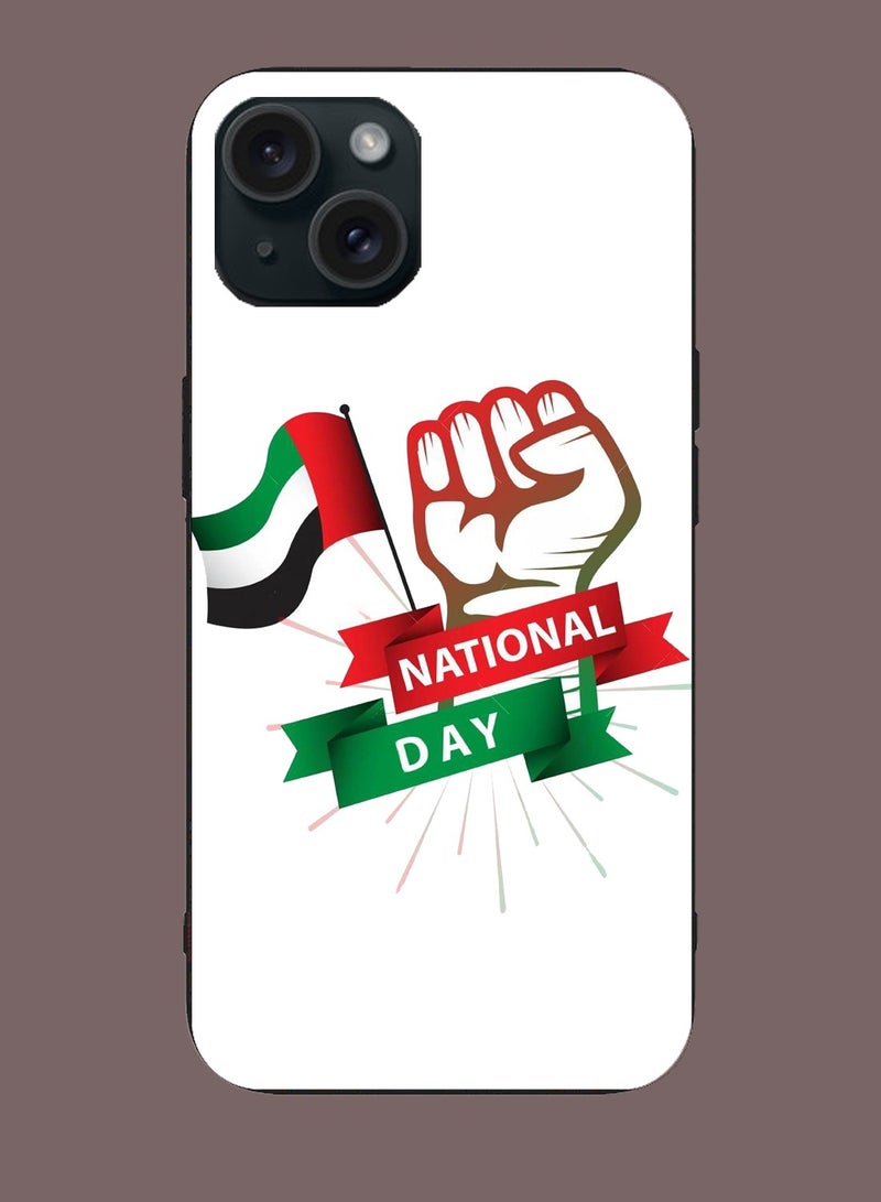 Service Zone Protective Mobile Back Cover Happy UAE National Day For iPhone 15 Plus - Image 2