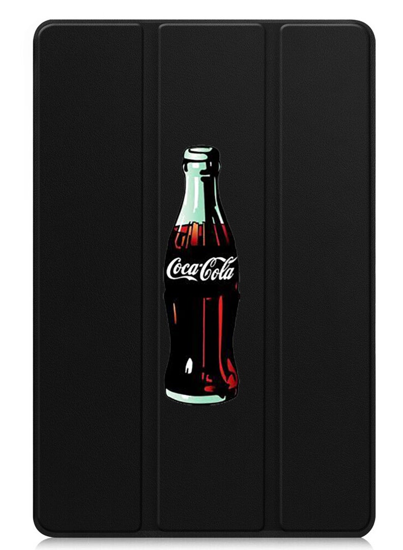 Theodor Protective Flip Case For Apple iPad Pro 11 (2024) With Trifold Stand Auto Wake Sleep Shockproof Cover Coke - Image 1