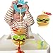 Aprilwolf Hamburger Suction Cup Toys Holder for High Chair Stroller Baby Toys 612 Months Toddlers 3 Tethers Keep from Falling Great for Restaurant Car Seat Airplane Travel - Image 3