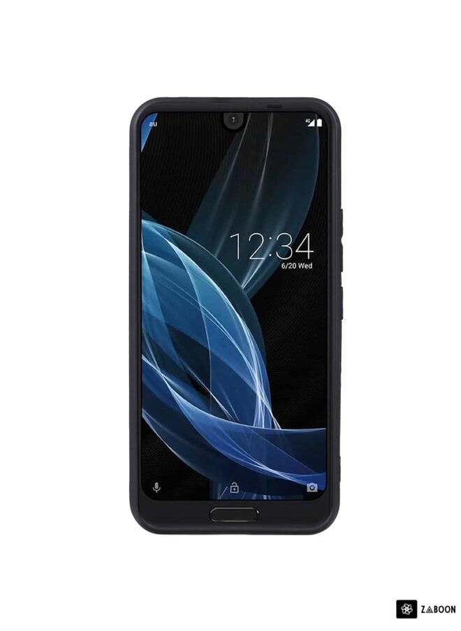 Green Tiger - TPU Phone Case For Sharp Aquos R2 / SH-03K / SHV42(Full Matte Black) - Image 1