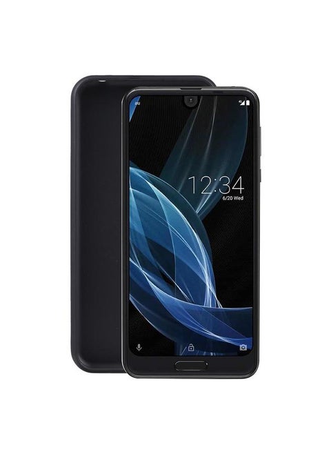 TPU Phone Case For Sharp Aquos R2 / SH-03K / SHV42(Full Matte Black)