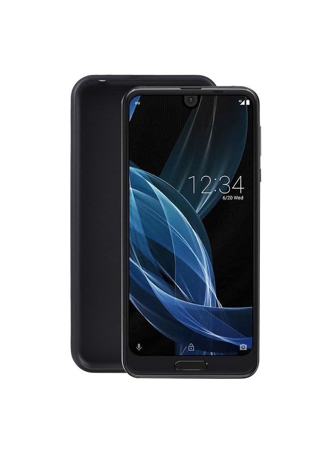 Green Tiger - TPU Phone Case For Sharp Aquos R2 / SH-03K / SHV42(Full Matte Black) - Image 1