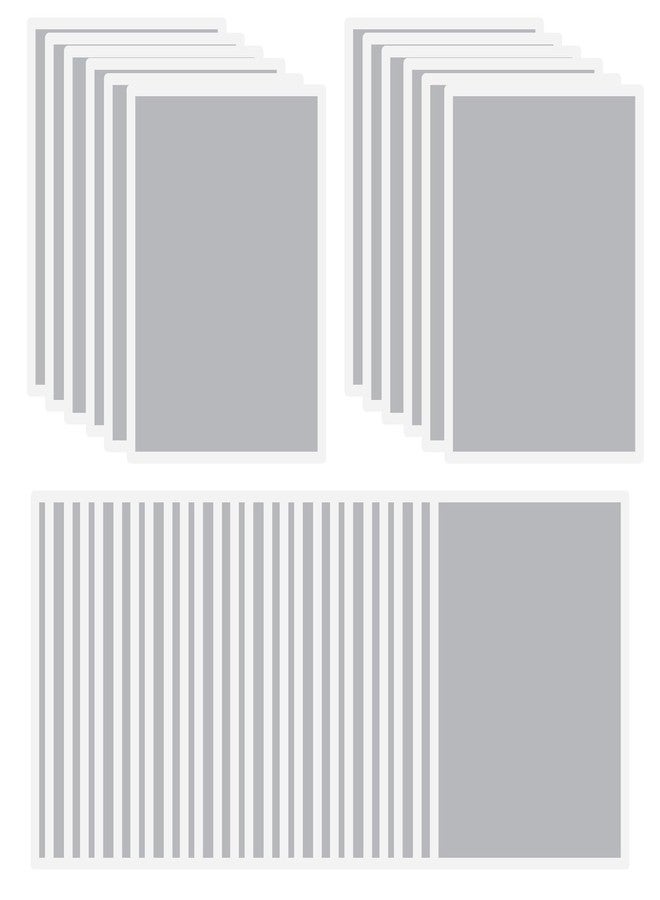 SXYYDSG 120 Sheets Full Sheet Scratch Off Stickers, 4.1x3inch Square Scratch Off Sticker, Scratch-Off Labels for Reward Programs, DIY Raffle Card Creating (Grey, Rectangular) - Image 1