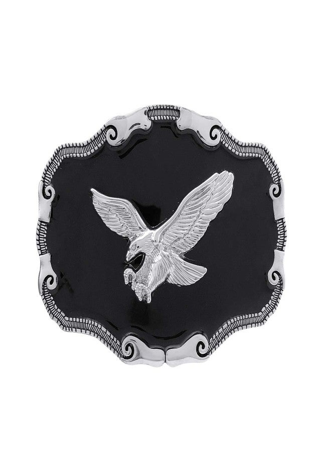YOQUCOL Native American Bald Eagle Belt Buckle Western Cowboy Mountain Flying Eagle Belt Buckle - Image 1