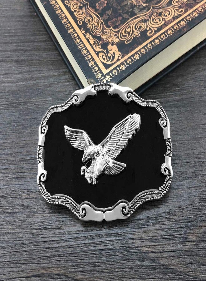 YOQUCOL Native American Bald Eagle Belt Buckle Western Cowboy Mountain Flying Eagle Belt Buckle - Image 2