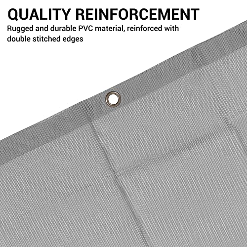 JeCar شبكة ظل الشمس JeCar JLU توفر حماية من أشعة الشمس فوق البنفسجية ملحقات خارجية متوافقة مع جيب رانجلر 2018-2023 JL Unlimited 4 أبواب أمامية وخلفية، رمادي - Image 4