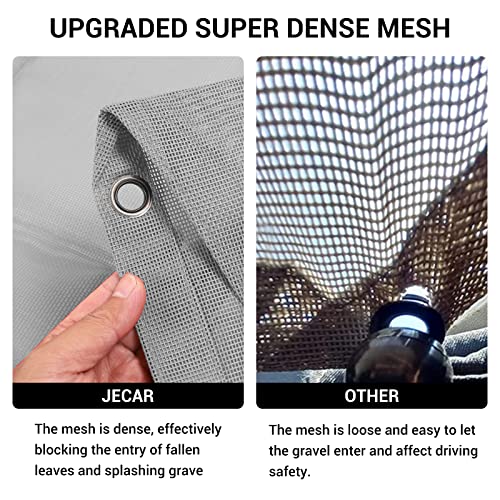 JeCar شبكة ظل الشمس JeCar JLU توفر حماية من أشعة الشمس فوق البنفسجية ملحقات خارجية متوافقة مع جيب رانجلر 2018-2023 JL Unlimited 4 أبواب أمامية وخلفية، رمادي - Image 3