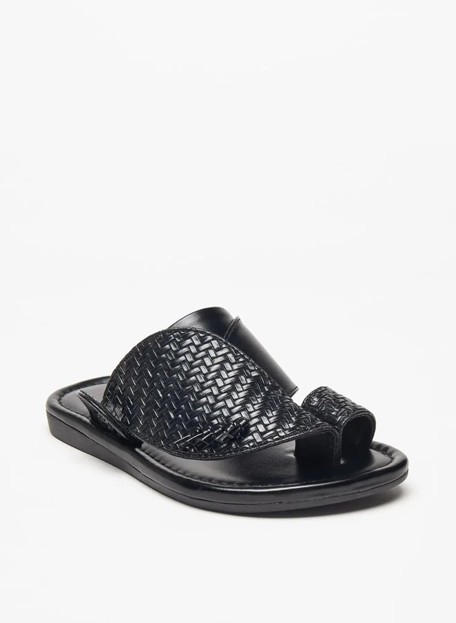 LBL by Shoexpress Boys Textured Slip-On Arabic Sandals