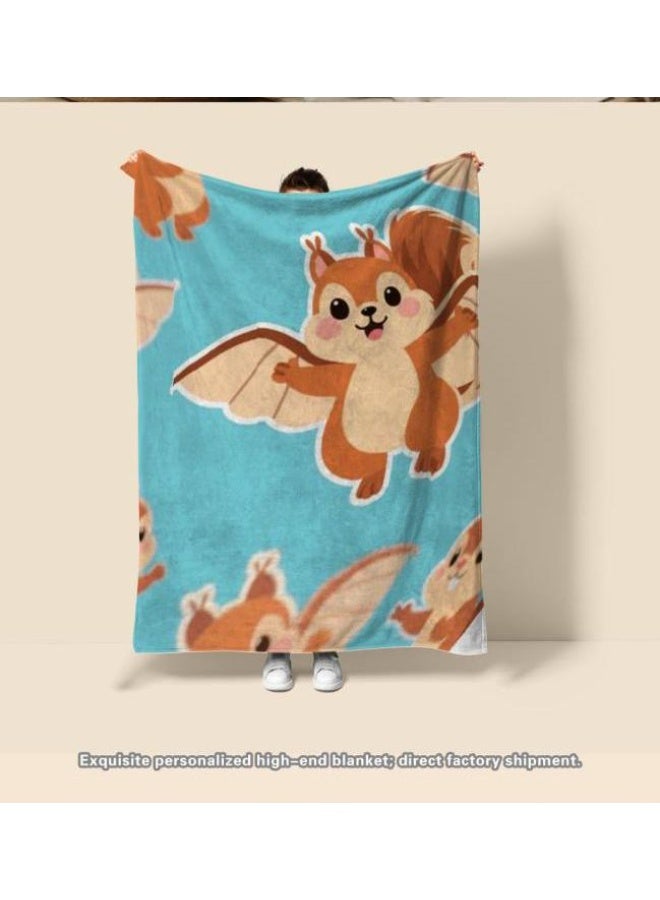 general Children's or student cartoon flannel thin blanket (warm and comfortable, suitable for sleep, games) 100cm*150cm - Image 1