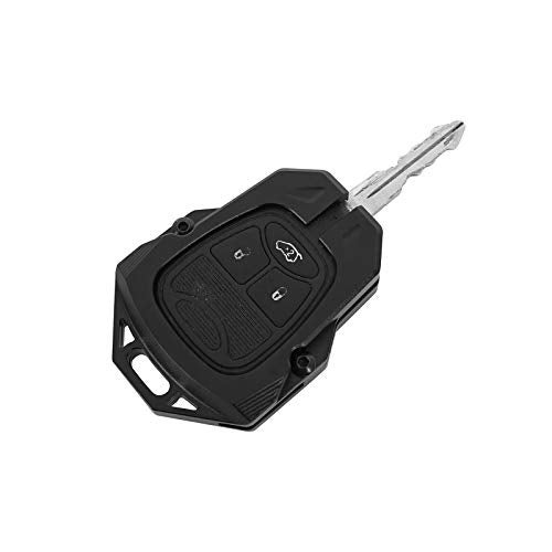 Hooke Road Aluminum Key Fob Cover Case Compatible with Jeep Wrangler JK 07-18,Black - Image 4