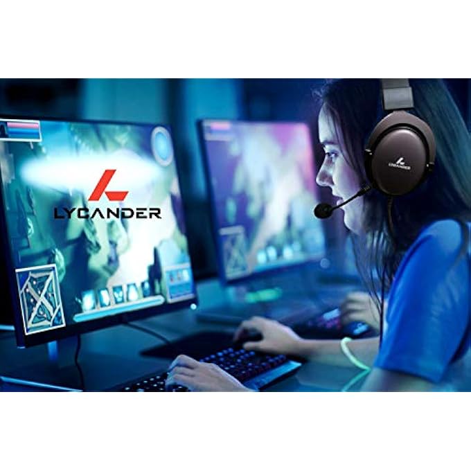 rayihni LYCANDER USB HEADSET WITH DETACHABLE MICROPHONE, HYBRID 3.5MM AUDIO JACK & USB INPUT, STURDY METAL BUILD, WIDE COMPATIBILITY - SUITABLE FOR CONFERENCE CALLS, MUSIC, MOVIES AND GAMING - Image 3