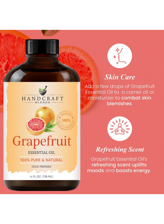 handcraft Blends Handcraft Grapefruit Essential Oil - 100% Pure and Natural - Premium Therapeutic Grade with Premium Glass Dropper - Huge 4 fl. Oz  - Image 5