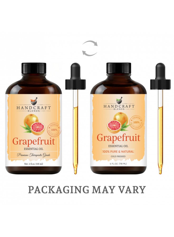 handcraft Blends Handcraft Grapefruit Essential Oil - 100% Pure and Natural - Premium Therapeutic Grade with Premium Glass Dropper - Huge 4 fl. Oz  - Image 2