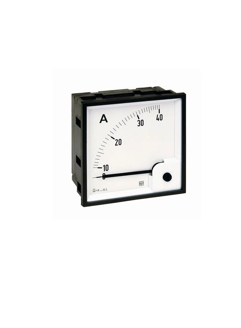 AC Analogue Panel Ammeter 48x48 CT Type Secondary 1A ERI48 ESI48 - Image 1