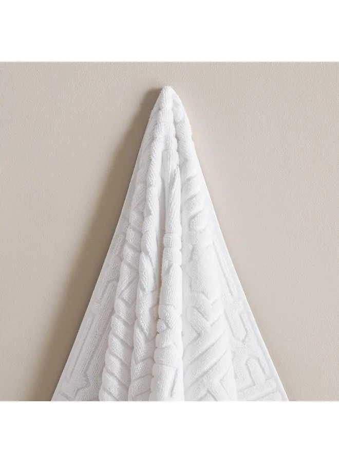 Home Box Skyline Mirage Lurex Patterned Cotton Bath Towel 140 x 70 cm
